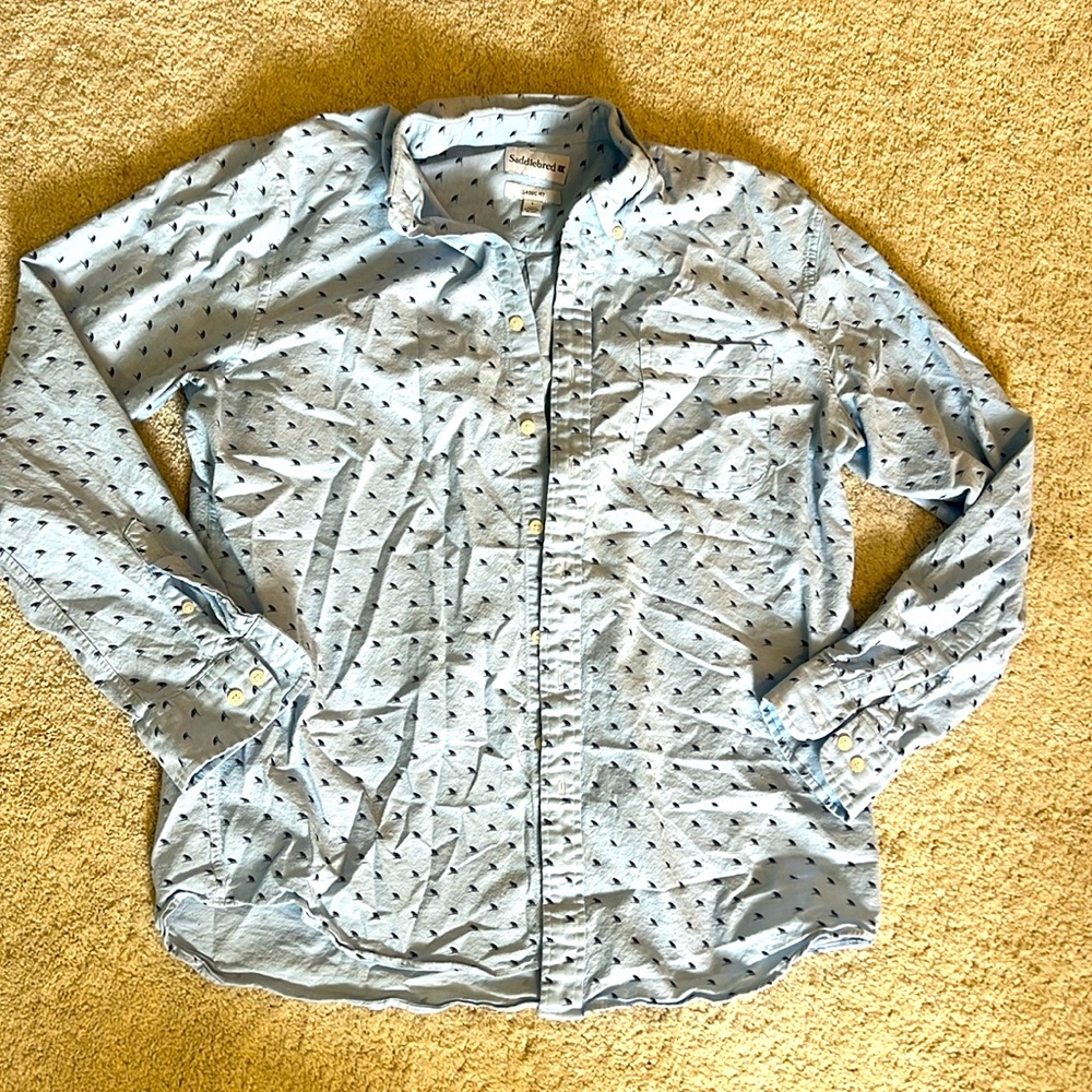Men’s long sleeve button up